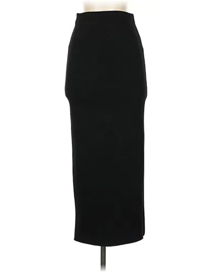 Pre-owned Zara Formal Skirt In Black