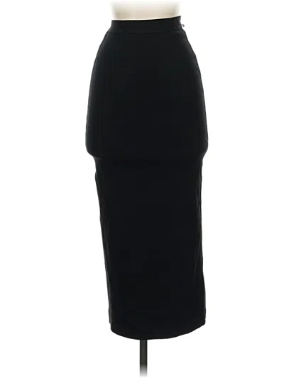 Pre-owned Zara Formal Skirt In Black