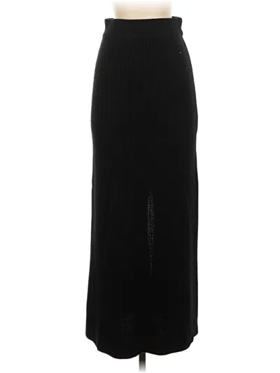 Pre-owned Zara Formal Skirt In Black