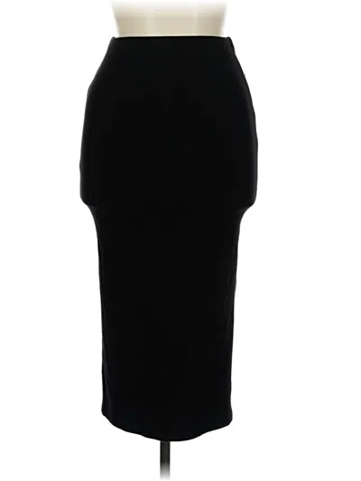 Pre-owned Zara Formal Skirt In Black