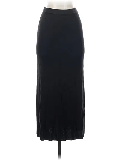 Pre-owned Zara Formal Skirt In Black