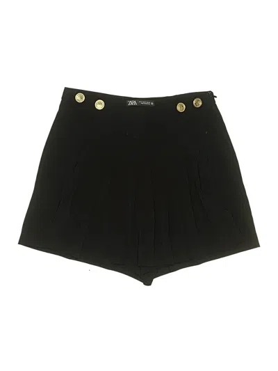 Pre-owned Zara Formal Skirt In Black
