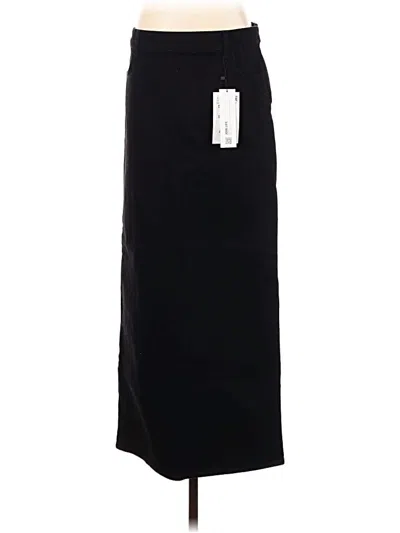 Pre-owned Zara Formal Skirt In Black