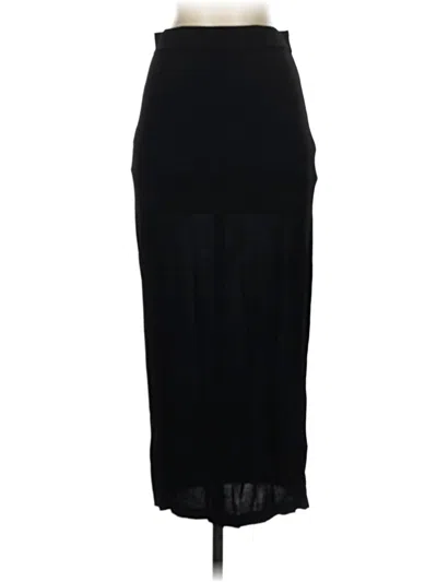 Pre-owned Zara Formal Skirt In Black