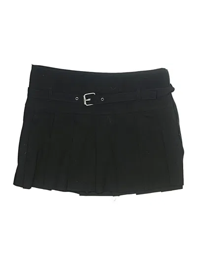 Pre-owned Zara Formal Skirt In Black