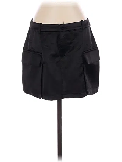 Pre-owned Zara Formal Skirt In Black