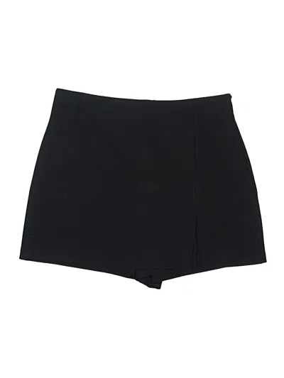 Pre-owned Zara Formal Skirt In Black