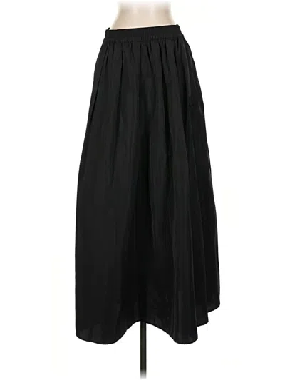 Pre-owned Zara Formal Skirt In Black