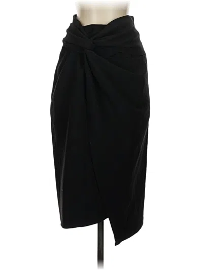 Pre-owned Zara Formal Skirt In Black