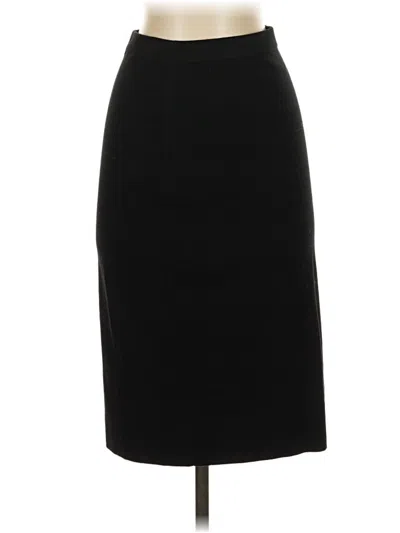 Pre-owned Zara Formal Skirt In Black