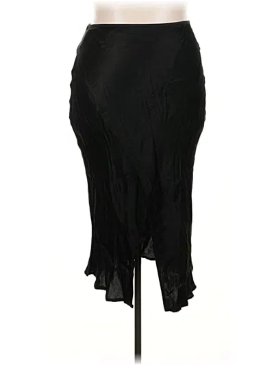 Pre-owned Zara Formal Skirt In Black