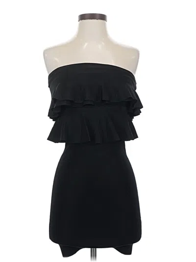 Pre-owned Zara Formal Skirt In Black