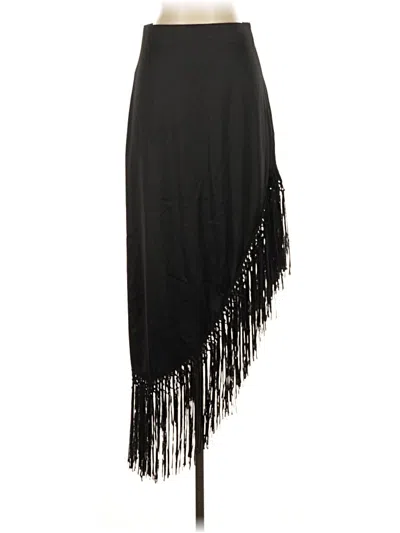 Pre-owned Zara Formal Skirt In Black