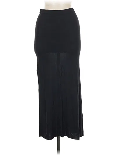 Pre-owned Zara Formal Skirt In Black