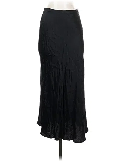 Pre-owned Zara Formal Skirt In Black