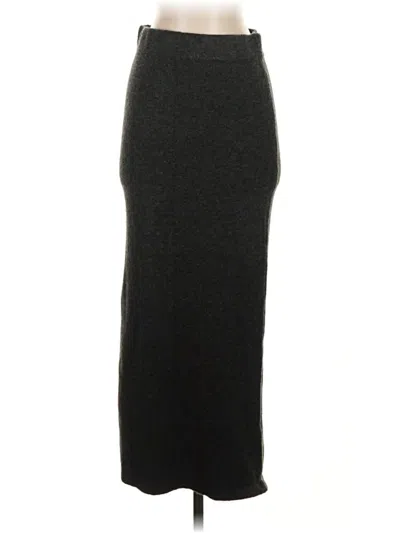 Pre-owned Zara Formal Skirt In Black