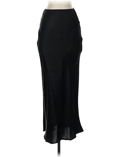 Pre-owned Zara Formal Skirt In Black