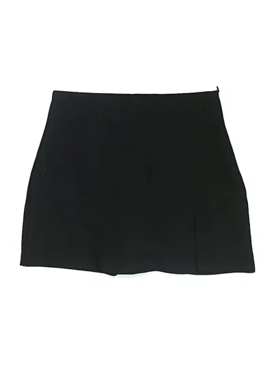 Pre-owned Zara Formal Skirt In Black