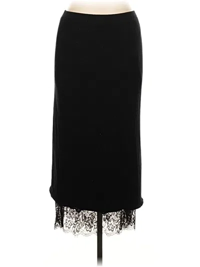 Pre-owned Zara Formal Skirt In Black