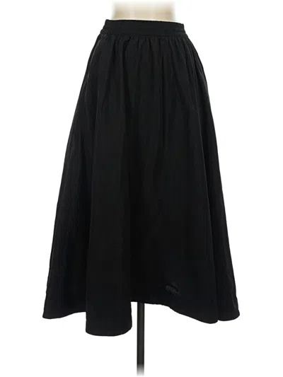 Pre-owned Zara Formal Skirt In Black