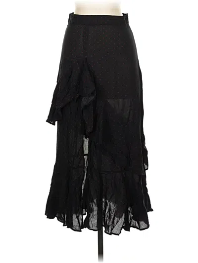 Pre-owned Zara Formal Skirt In Black