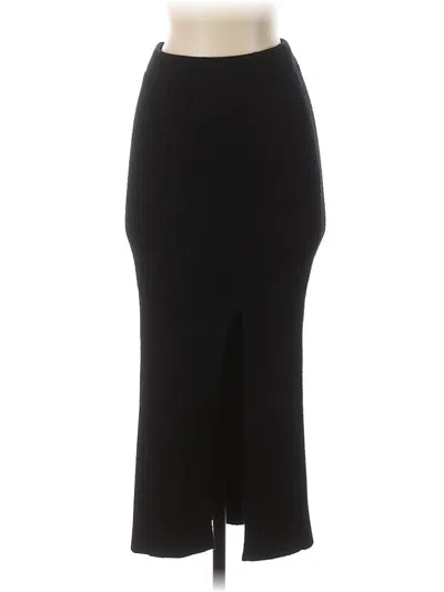 Pre-owned Zara Formal Skirt In Black