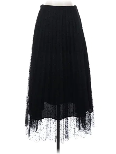 Pre-owned Zara Formal Skirt In Black