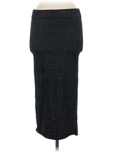 Pre-owned Zara Formal Skirt In Black