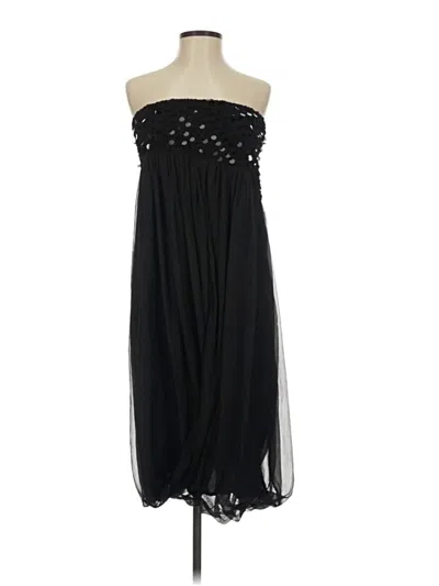 Pre-owned Zara Formal Skirt In Black