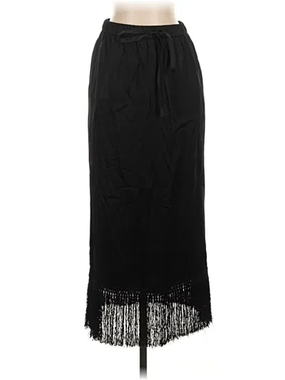 Pre-owned Zara Formal Skirt In Black
