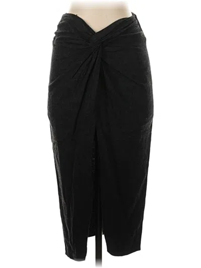 Pre-owned Zara Formal Skirt In Black
