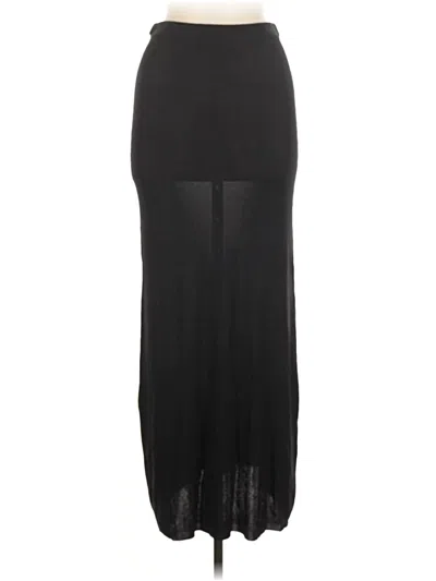 Pre-owned Zara Formal Skirt In Black
