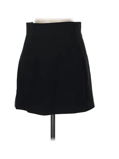 Pre-owned Zara Formal Skirt In Black