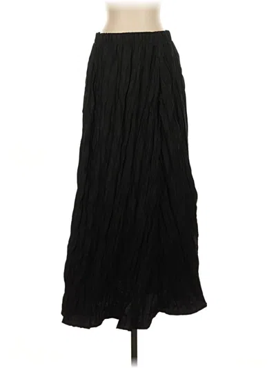 Pre-owned Zara Formal Skirt In Black