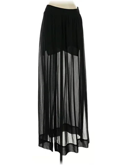 Pre-owned Zara Formal Skirt In Black