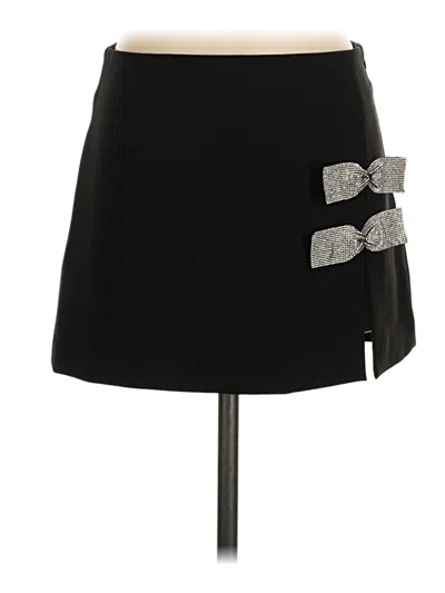 Pre-owned Zara Formal Skirt In Black