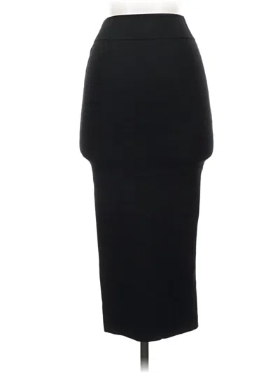 Pre-owned Zara Formal Skirt In Black