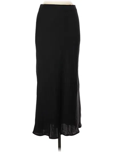 Pre-owned Zara Formal Skirt In Black