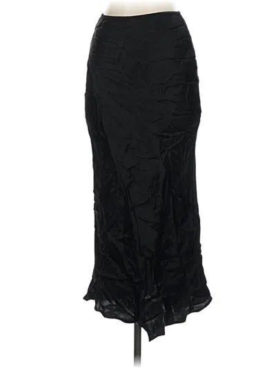 Pre-owned Zara Formal Skirt In Black