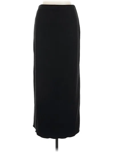 Pre-owned Zara Formal Skirt In Black
