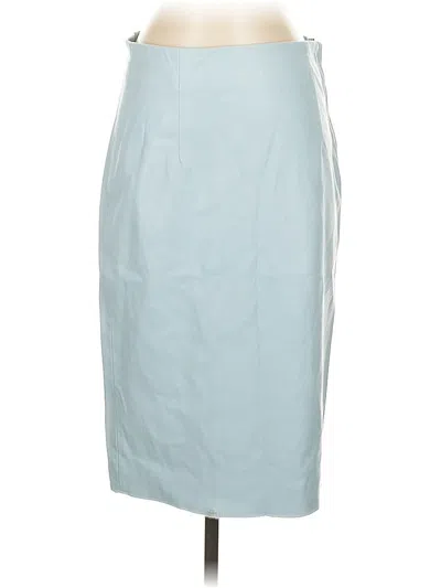 Pre-owned Zara Formal Skirt In Blue