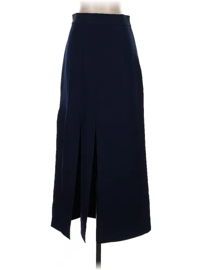 Pre-owned Zara Formal Skirt In Blue