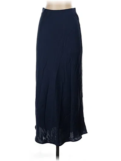 Pre-owned Zara Formal Skirt In Blue