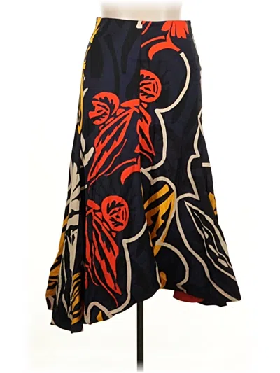 Pre-owned Zara Formal Skirt In Blue