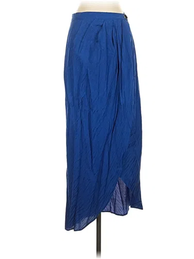 Pre-owned Zara Formal Skirt In Blue