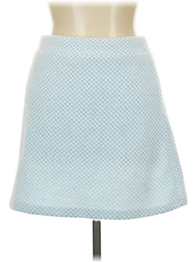 Pre-owned Zara Formal Skirt In Blue