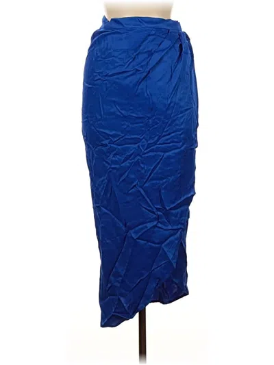 Zara Formal Skirt In Blue