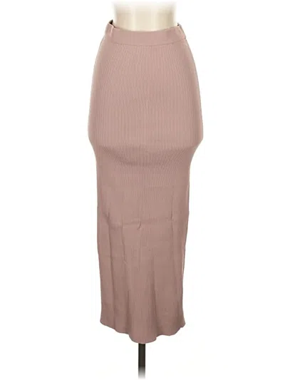 Pre-owned Zara Formal Skirt In Brown