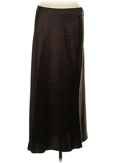 Pre-owned Zara Formal Skirt In Brown