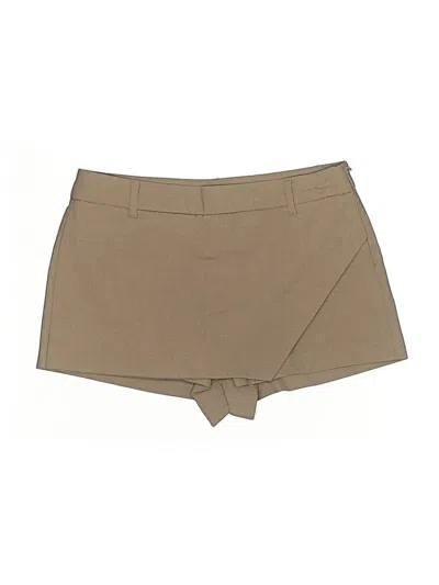 Pre-owned Zara Formal Skirt In Brown